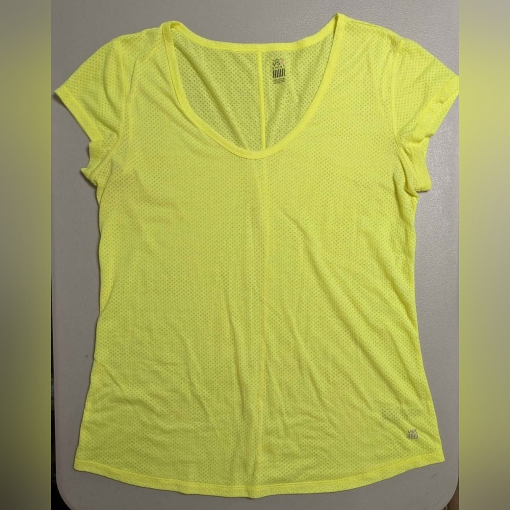 Large yellow Victoria's Secret Sport shirt